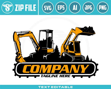 skid steer logo ideas|cat skid steer clip art.